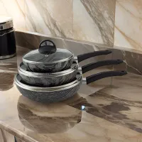 Набор сковородок Cucina Italiana 53650 / 24 см / Черный photo 3