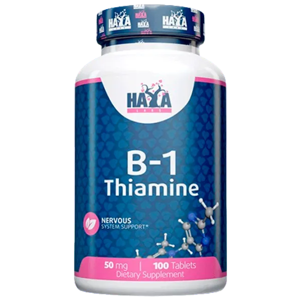 Витамины и минералы Haya Labs Vitamin B-1 Thiamine (858047007762) 100 photo 1 Витамины и минералы Haya Labs Vitamin B-1 Thiamine (858047007762) 100 photo 1