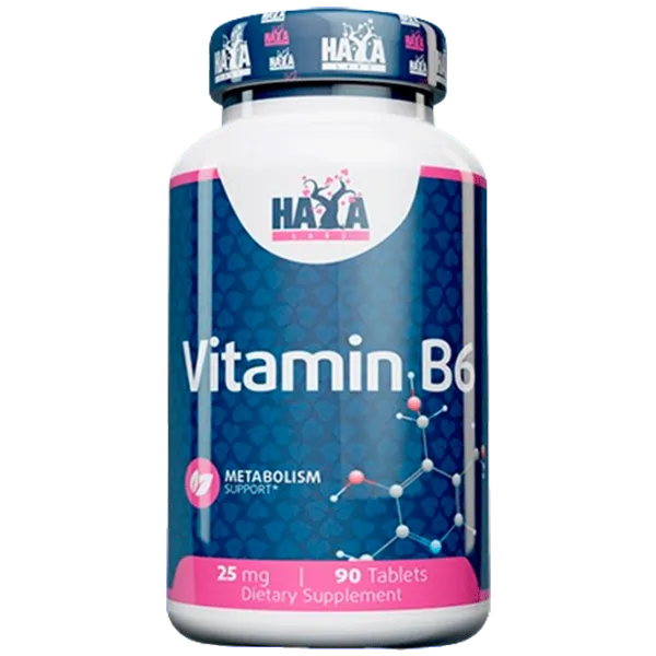Vitamine și minerale Haya Labs Vitamin B6 (854822007408) 90 photo 1 Vitamine și minerale Haya Labs Vitamin B6 (854822007408) 90 photo 1
