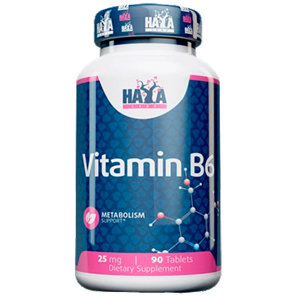 Vitamine și minerale Haya Labs Vitamin B6 (854822007408) 90 photo 1 Vitamine și minerale Haya Labs Vitamin B6 (854822007408) 90 photo 1