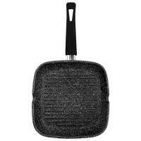 Сковорода Maestro Mr-4824 Tigaie-grill / 24 см / Черный photo 4
