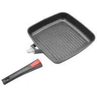 Сковорода Maestro Mr-4826 Tigaie-grill / 26 см / Черный photo 3