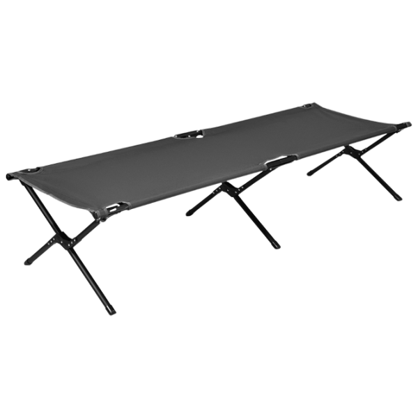 Раскладушка Costway OP70269GR холст / 136 кг / Grey photo 1 Раскладушка Costway OP70269GR холст / 136 кг / Grey photo 1