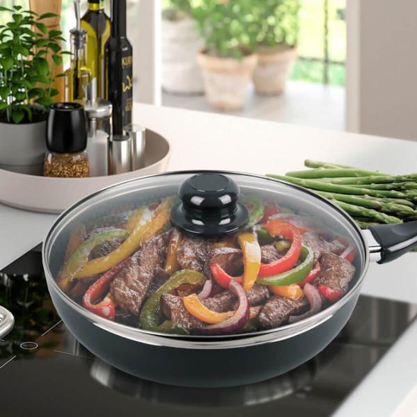 Tigaie Maestro Mr-1202-26 Universală / 26 cm / Black photo 5 Tigaie Maestro Mr-1202-26 Universală / 26 cm / Black photo 5