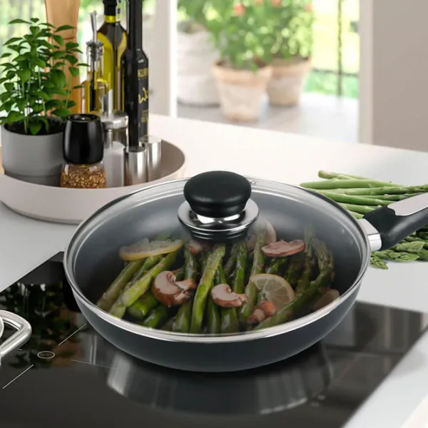 Tigaie Maestro Mr-1203-24 Universală / 24 cm / Black photo 5