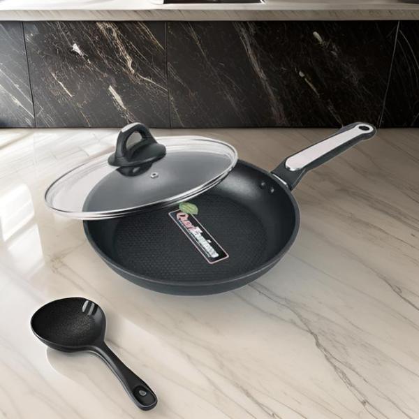 Tigaie Maestro Mr-1207-24 Universală / 24 cm / Black photo 7 Tigaie Maestro Mr-1207-24 Universală / 24 cm / Black photo 7