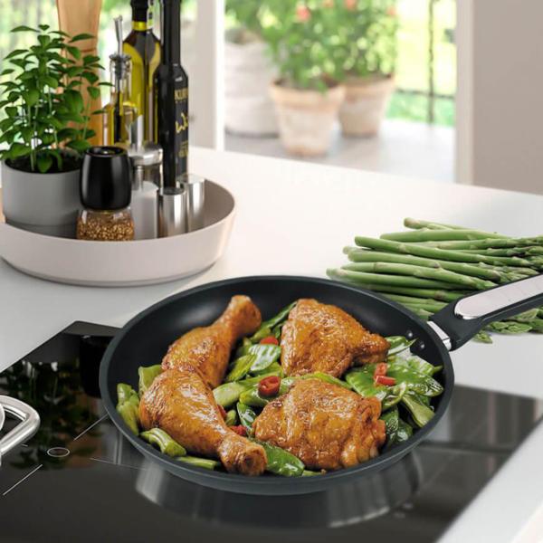 Tigaie Maestro Mr-1207-26 Universală / 26 cm / Black photo 6