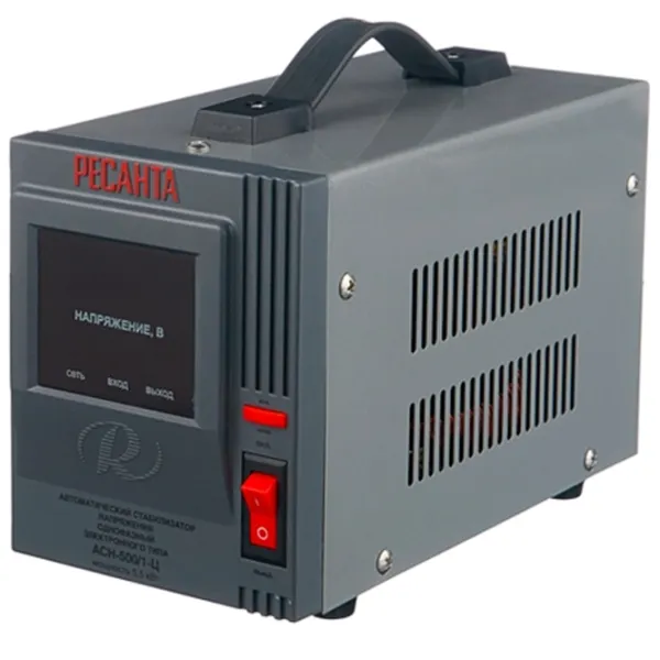 Стабилизатор напряжения Resanta ACH-1500/1-Ц  Реле / 1.5 кВт photo 1
