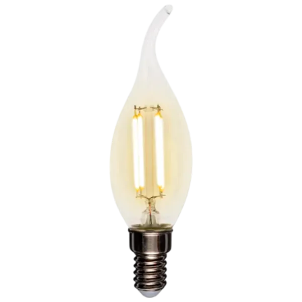 Bec LED cu filament Rexant CN35 604-109 E14 / 9.5 W / 2700 K / 950lm / Yellow photo 1