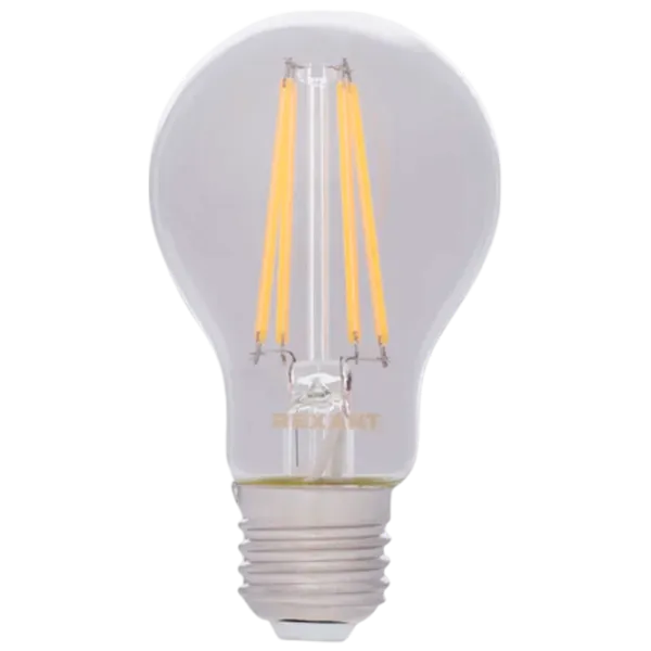 Лампочка светодиодная филаментная Rexant A60 604-075 E27 / 9.5 Вт / 4000 K / 1140лм / Yellow photo 1 Лампочка светодиодная филаментная Rexant A60 604-075 E27 / 9.5 Вт / 4000 K / 1140лм / Yellow photo 1