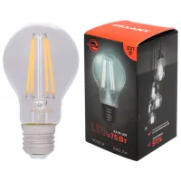 Лампочка светодиодная филаментная Rexant A60 604-075 E27 / 9.5 Вт / 4000 K / 1140лм / Yellow photo 3