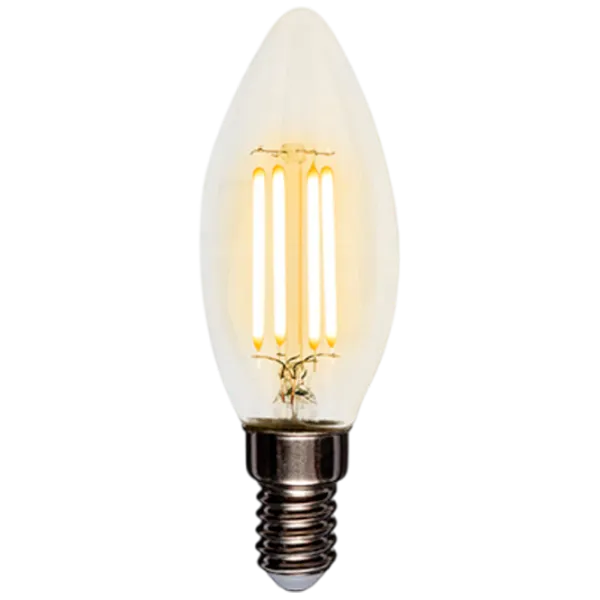 Bec LED cu filament Rexant CN35 604-087 E14 / 7.5 W / 2700 K / 600lm / White photo 1 Bec LED cu filament Rexant CN35 604-087 E14 / 7.5 W / 2700 K / 600lm / White photo 1