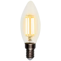 Лампочка светодиодная филаментная Rexant CN35 604-087 E14 / 7.5 Вт / 2700 K / 600лм / White