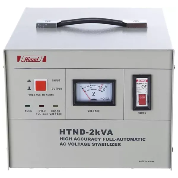 Stabilizator de tensiune Himel HTND-2kVA  Releu / 1.6 kW photo 3