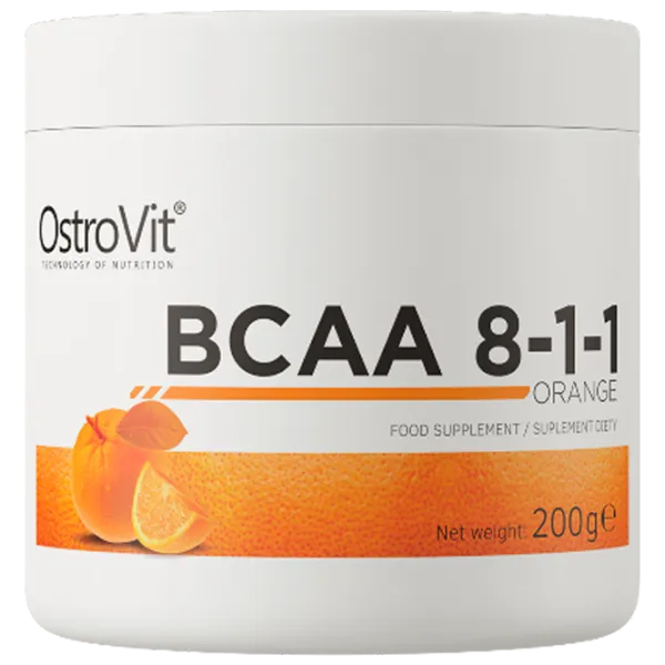 Aminoacizi Osrovit BCAA 8-1-1 (5902232610185) 200 g  photo 1 Aminoacizi Osrovit BCAA 8-1-1 (5902232610185) 200 g  photo 1