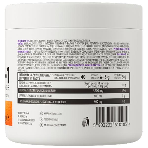 Aminoacizi Osrovit BCAA 8-1-1 (5902232610185) 200 g  photo 3 Aminoacizi Osrovit BCAA 8-1-1 (5902232610185) 200 g  photo 3