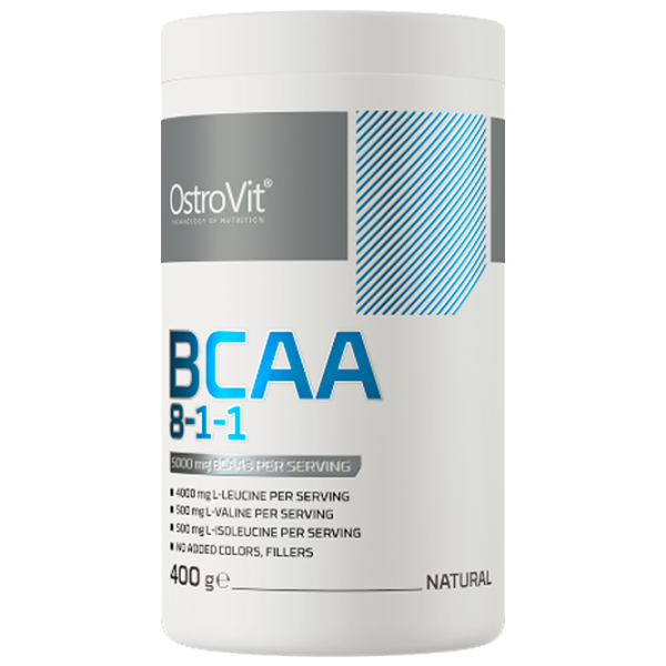 Aminoacizi Osrovit BCAA 8-1-1 (5902232611359) 400 g  photo 1 Aminoacizi Osrovit BCAA 8-1-1 (5902232611359) 400 g  photo 1