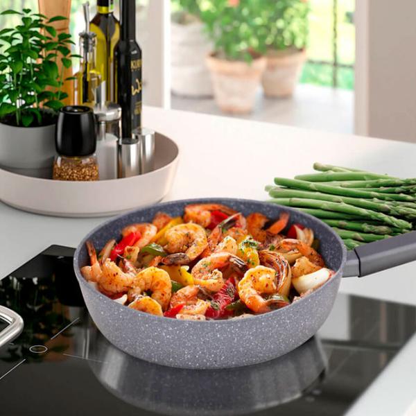 Tigaie Maestro Mr-1201-28 Universală / 28 cm / Gray photo 5