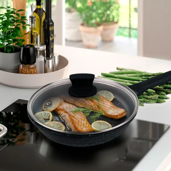 Tigaie Maestro Mr-1225-24 Universală / 24 cm / Black photo 6