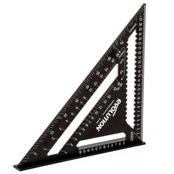 Echer Evolution Speed Square 300 mm Triunghi / Aluminiu photo 1