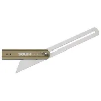 Malca cu rigla Sola VSTG250 250 mm Dreptunghiular / Oțel inoxidabil