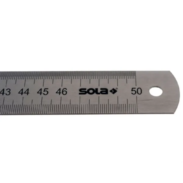 Линейка Sola LSB500 500 мм Прямоугольная / Нержавеющая сталь photo 2