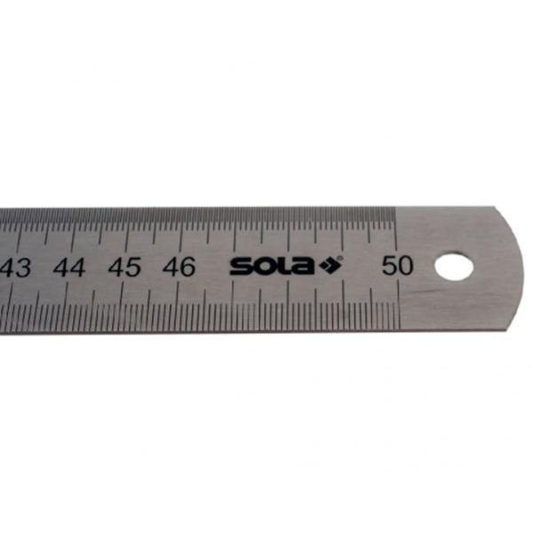 Линейка Sola LSB500 500 мм Прямоугольная / Нержавеющая сталь photo 2