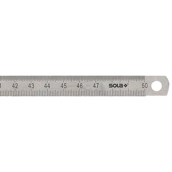 Линейка Sola LSS500 500 мм Прямоугольная / Нержавеющая сталь photo 2