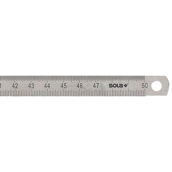 Линейка Sola LSS500 500 мм Прямоугольная / Нержавеющая сталь photo 2