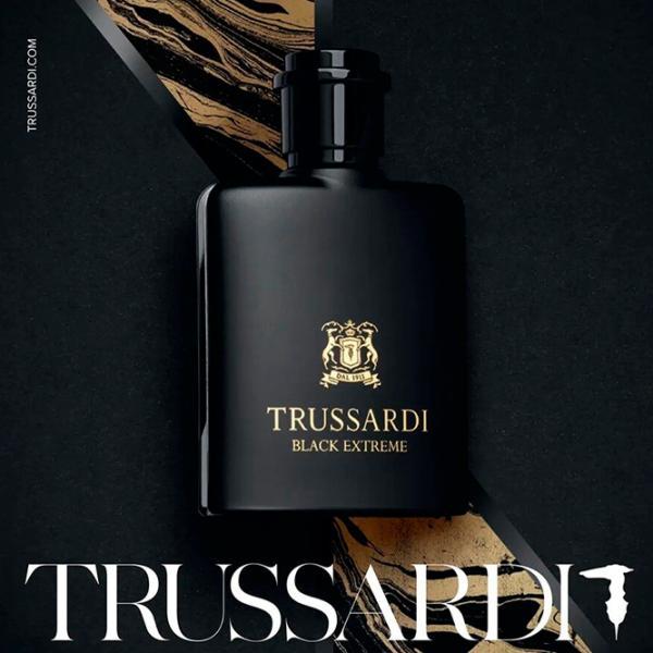 Parfum pentru bărbați Trussardi BLACK EXTREME Apă de toaletă / Rafinate photo 4