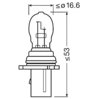 Автомобильная лампа Osram OS-828 Галоген / P13W / PG18.5d-1 / 13 Вт / photo 2