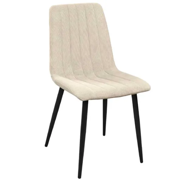 Scaun de bucătărie DecoPrim DC-90 Velvet/ Beige Black photo 1 Scaun de bucătărie DecoPrim DC-90 Velvet/ Beige Black photo 1