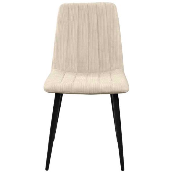 Scaun de bucătărie DecoPrim DC-90 Velvet/ Beige Black photo 2 Scaun de bucătărie DecoPrim DC-90 Velvet/ Beige Black photo 2