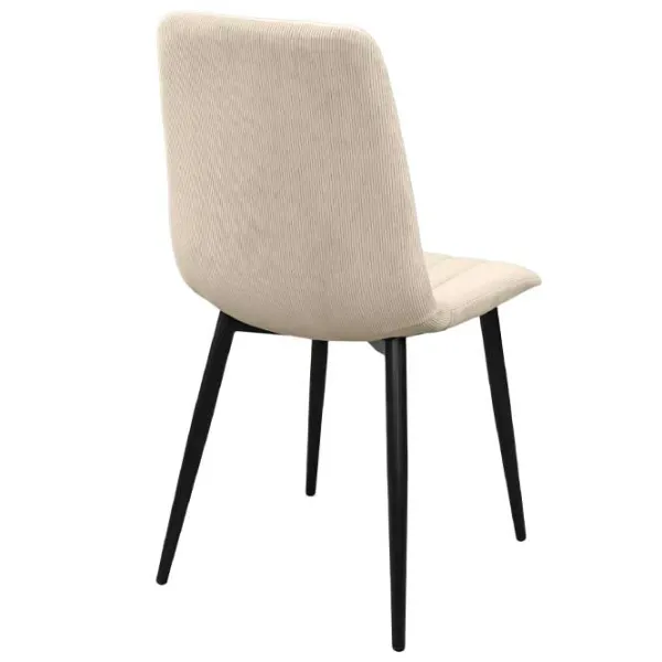 Scaun de bucătărie DecoPrim DC-90 Velvet/ Beige Black photo 4 Scaun de bucătărie DecoPrim DC-90 Velvet/ Beige Black photo 4