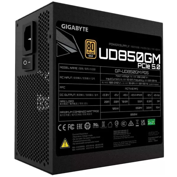 Sursă de alimentare Gigabyte GP-UD850GM  / 850 W photo 6