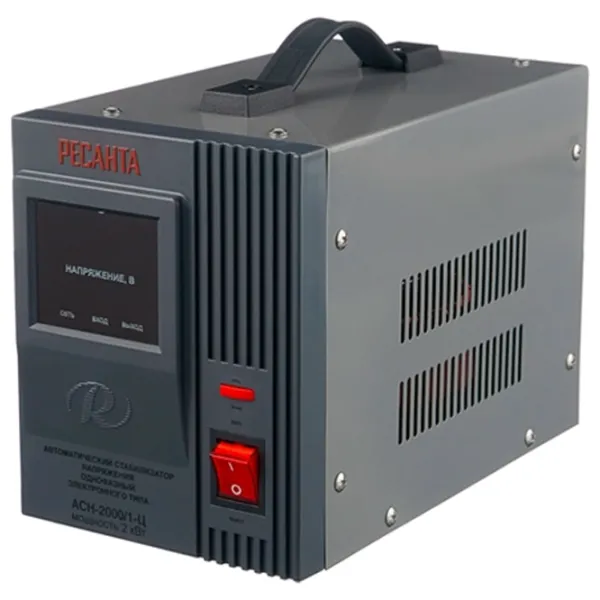Стабилизатор напряжения Resanta ACH-2000/1-Ц  Реле / 2 кВт photo 1