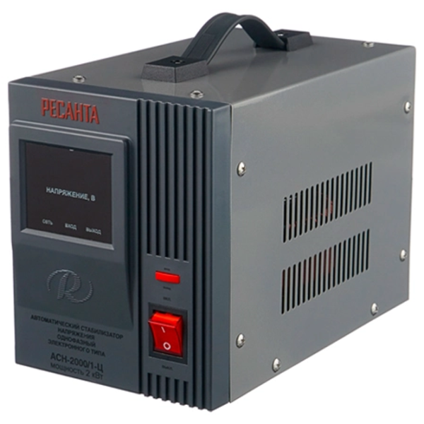 Стабилизатор напряжения Resanta ACH-2000/1-Ц  Реле / 2 кВт photo 1