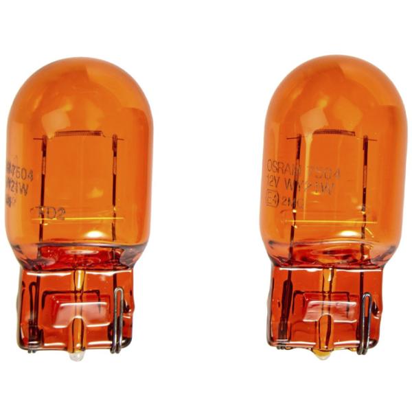Автомобильная лампа Osram 7504-02B Накал / WY21W / WX3x16d / 21 Вт / 280лм photo 1 Автомобильная лампа Osram 7504-02B Накал / WY21W / WX3x16d / 21 Вт / 280лм photo 1