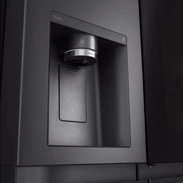 Frigider LG GSXV91MCAE InstaView Side by Side 635 l / 179 cm / Black photo 6