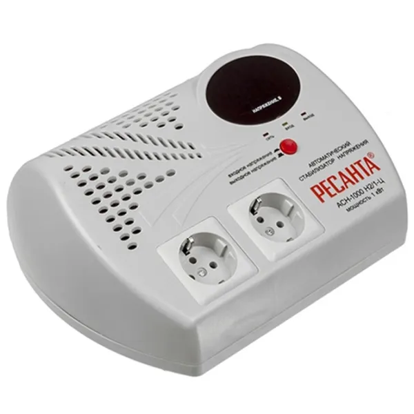 Stabilizator de tensiune Resanta ACH-1000 H2/1-Ц  Releu / 1 kW  photo 1