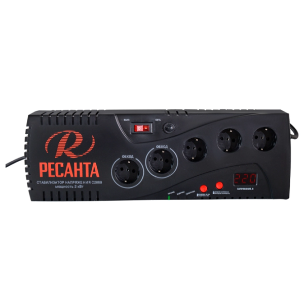 Стабилизатор напряжения Resanta C2000 Реле / 2 кВт photo 1