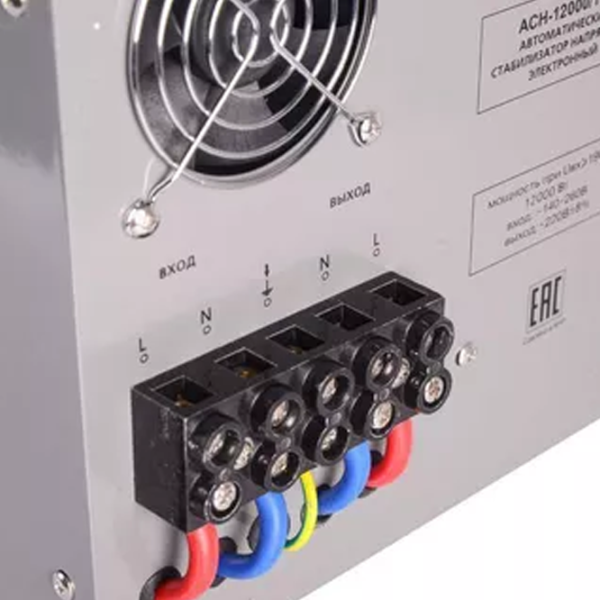 Stabilizator de tensiune Resanta ACH-12000/1-Ц  Releu / 12 kW photo 3