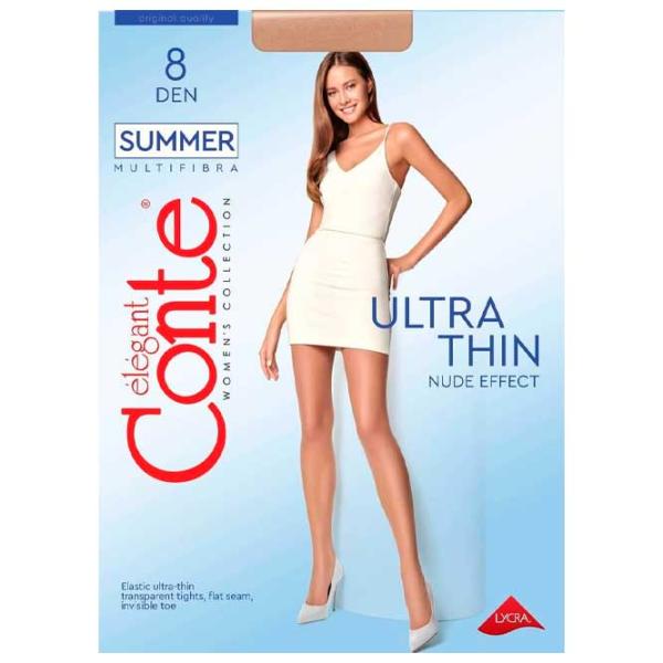 Colanți pentru femei Conte SUMMER_8 2 / Natural photo 3