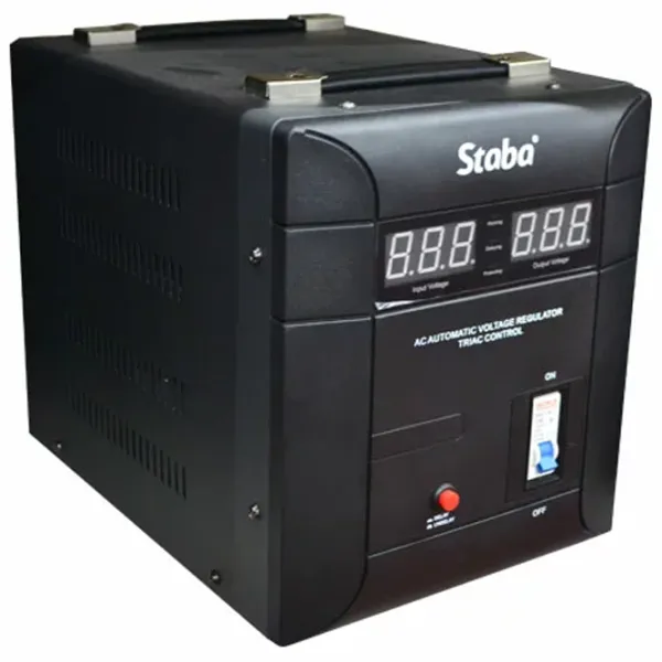 Stabilizator de tensiune Staba TVR-5000  Releu / 3 kW photo 1