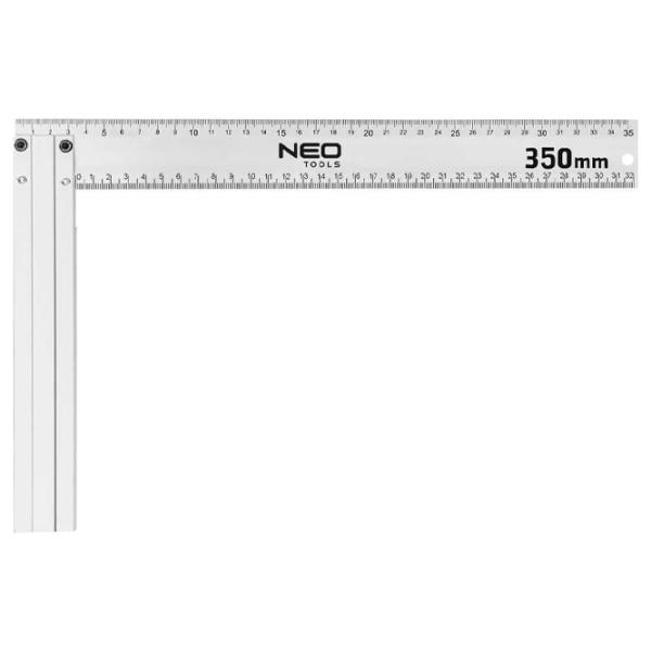 Echer NEO Tools 72-146 350 mm Dreptunghiular / Aluminiu photo 1