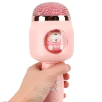 Microfon Helmet Cute Pet F812 Tofu Pink photo 7