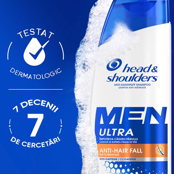 Шампунь Head & Shoulders Men Ultra Anti-Hair Fall 330 мл photo 4 Шампунь Head & Shoulders Men Ultra Anti-Hair Fall 330 мл photo 4