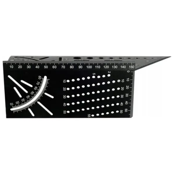 Raportor Yato YT70825 215 mm Dreptunghiular / Aluminiu photo 1