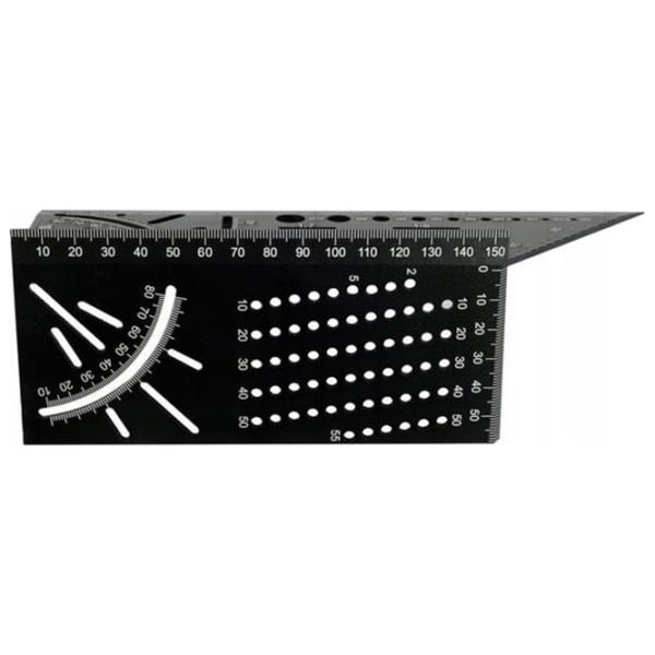 Raportor Yato YT70825 215 mm Dreptunghiular / Aluminiu photo 1