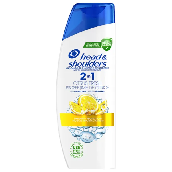 Шампунь Head & Shoulders 2 in1 Citrus Fresh 330 мл photo 1 Шампунь Head & Shoulders 2 in1 Citrus Fresh 330 мл photo 1